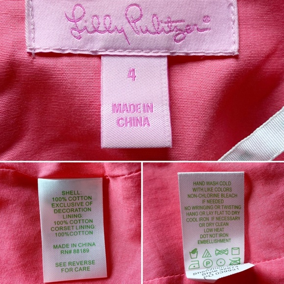 Lilly Pulitzer Pink Mayfield Strapless Dress 4 - Picture 10 of 11